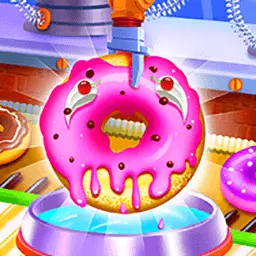 甜甜圈制作工厂 v8.0.5-制作各种美味的甜甜圈并让小朋友品