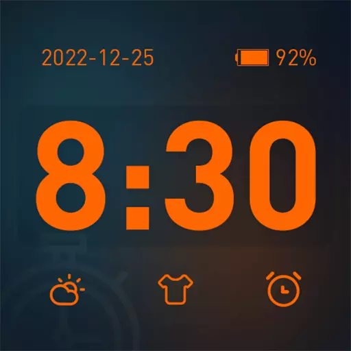 全屏桌面时钟-全屏时钟 v3.0.109-超多皮肤的桌面电子时钟软件