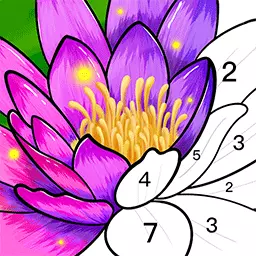 快乐数字填色艺术-花花涂色书安卓版 v1.2 快乐数字填色艺术-花花涂色书安卓版 v1.2