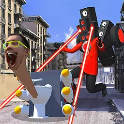 破坏之王模拟器-摄像人城市英雄v2.10004.1228.3-超级好玩的监控人对战马桶人的游戏