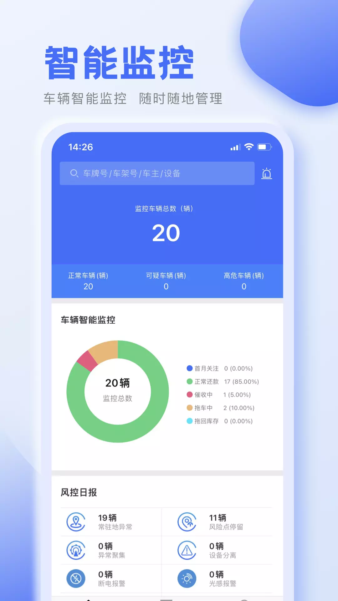 RMSv2.1.2-外勤人员随时对车辆情况进行查看截图1