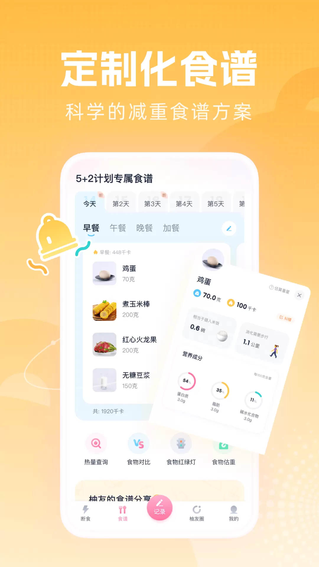 柚子轻断食最新版v3.8.9-科学减肥，让身体更健康截图3