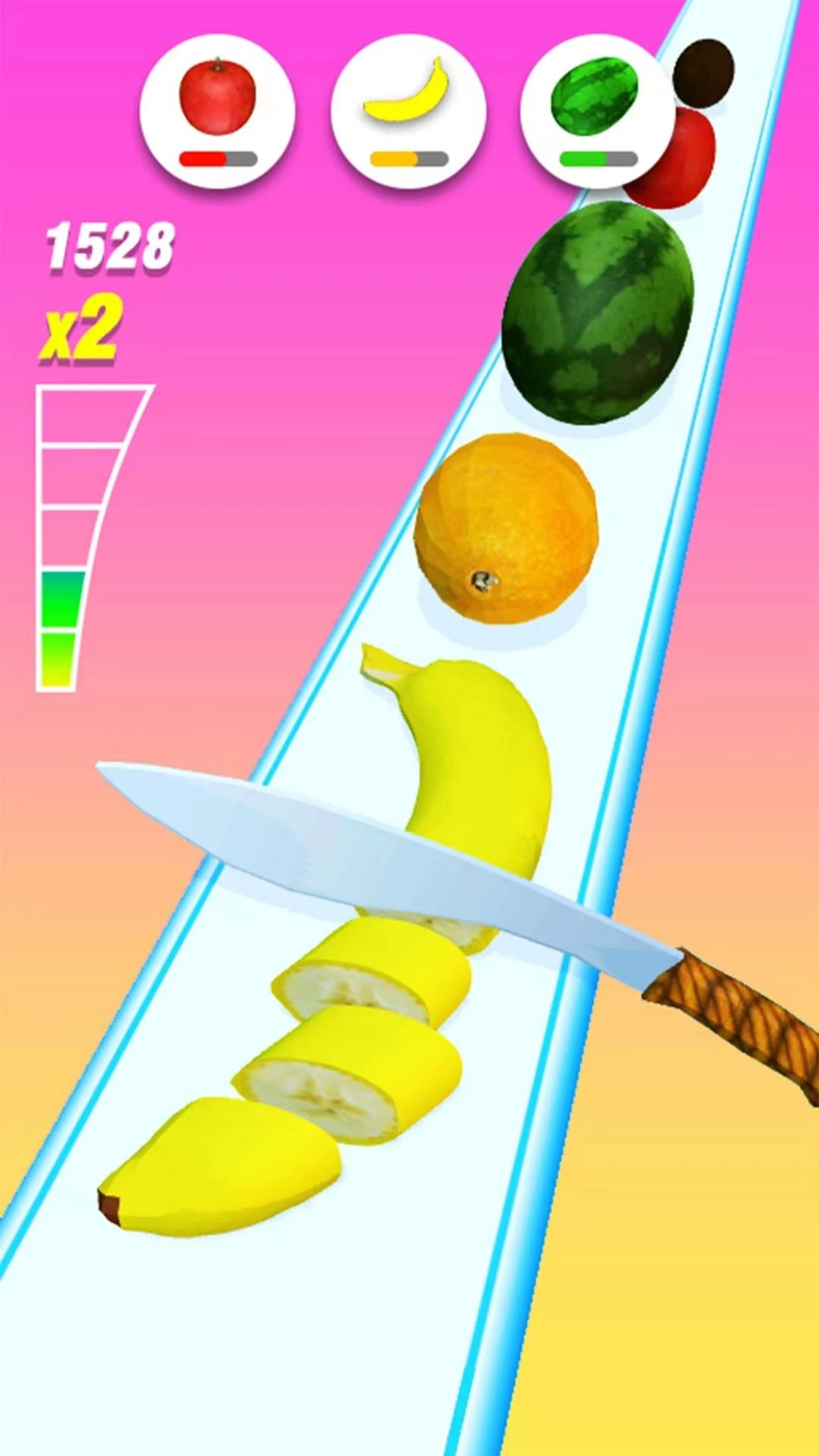 快刀切切水果-萝卜刀切水果v1.0.1-萝卜刀解压水果切片挑战截图1