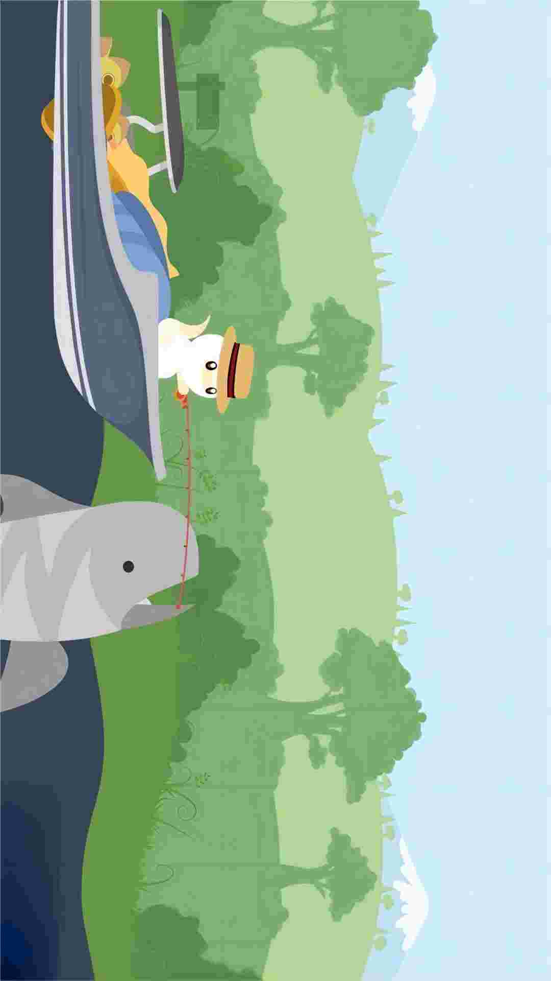 小猫钓鱼之龙王挑战-钓鱼模拟器v1.0-小猫钓鱼游戏，鱼吃鱼截图2