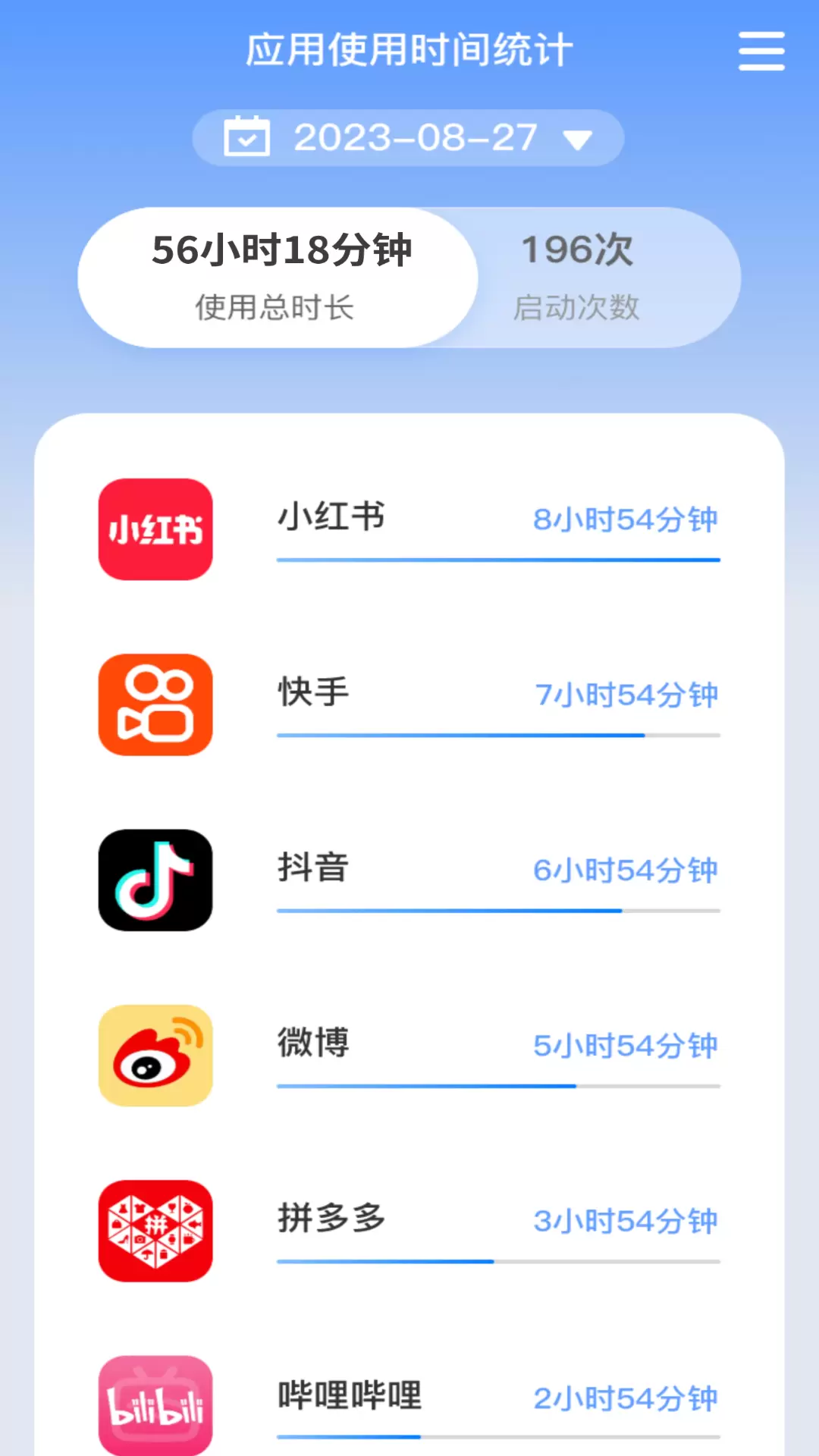 朝暮时长管家v2.0.3-助您掌握时间，实现生活平衡截图2