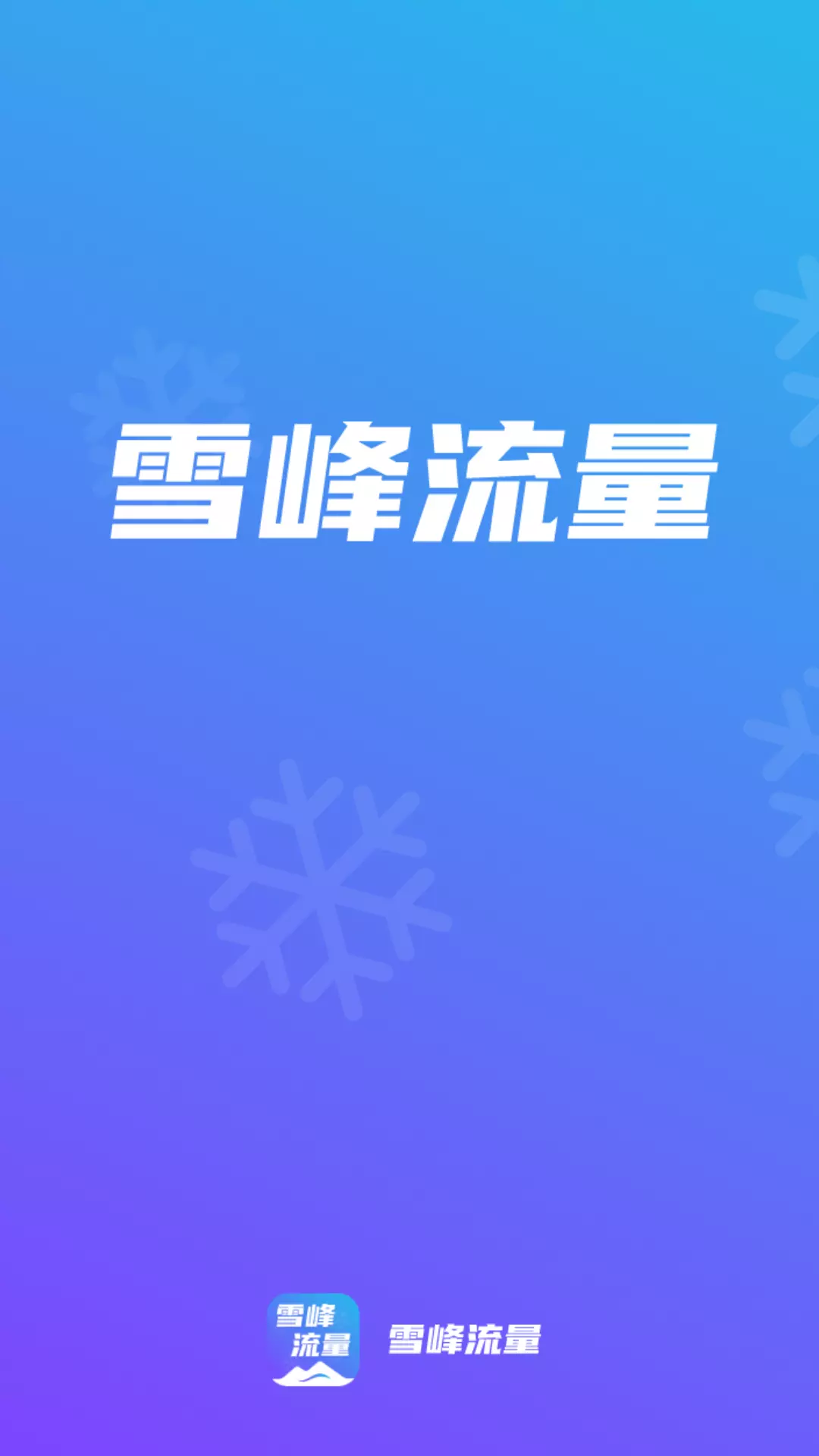 雪峰流量v2.0.3-雪峰流量，您全新的流量管理伙伴截图1