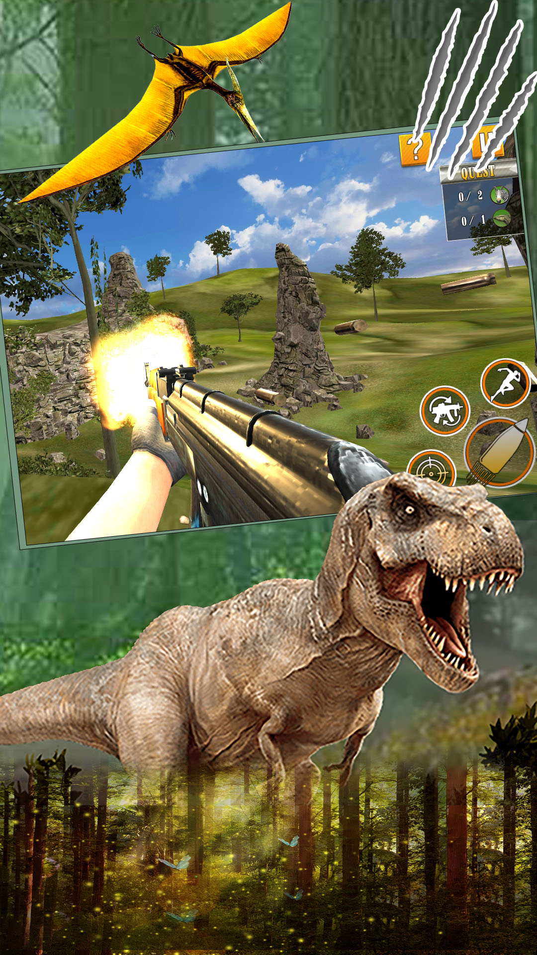 恐龙生活世界模拟-恐龙模拟器 v1.6-惊人的体验射击