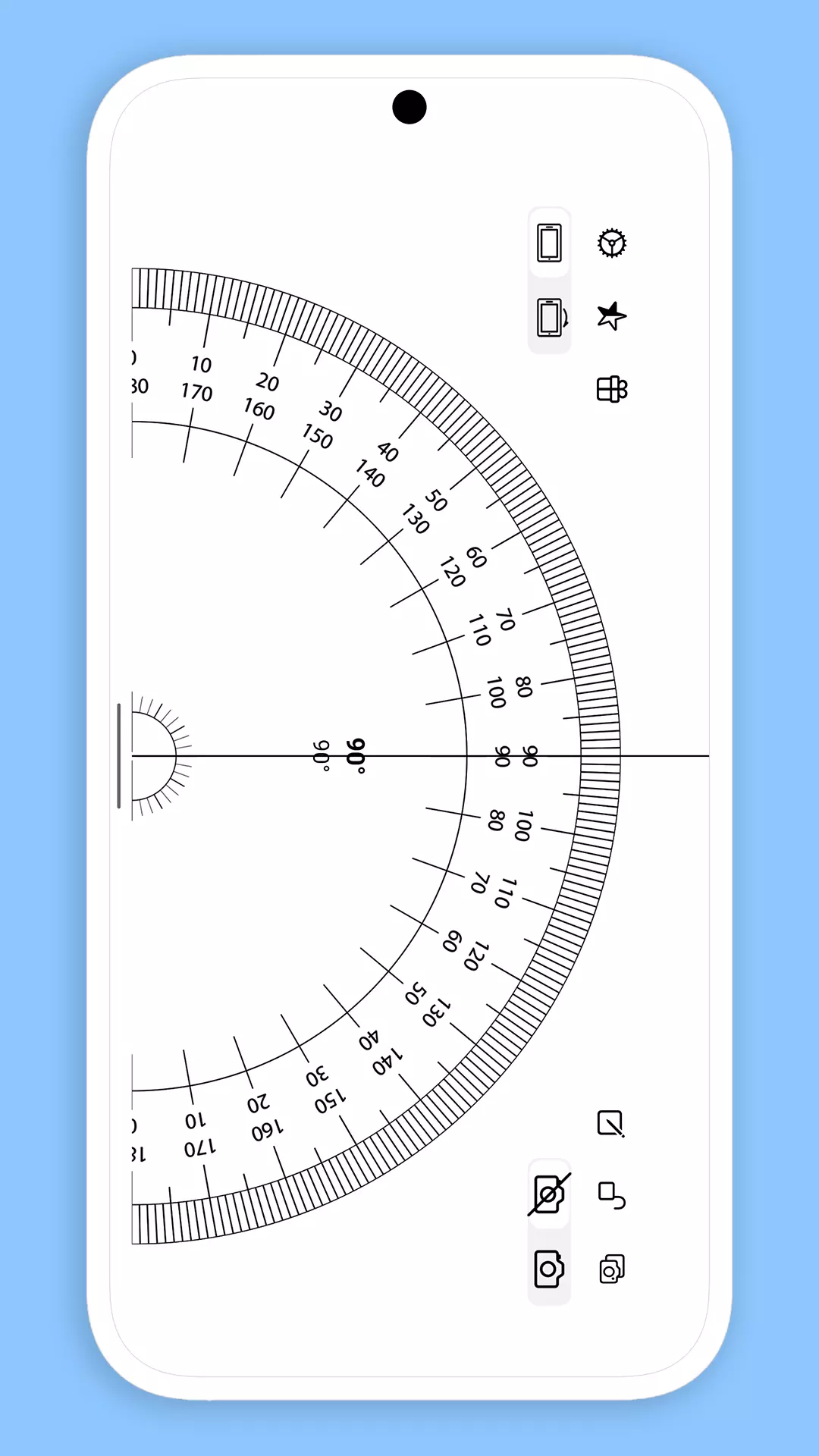 掌上量角器v2.4.331-用手机当量角器测量角度截图3