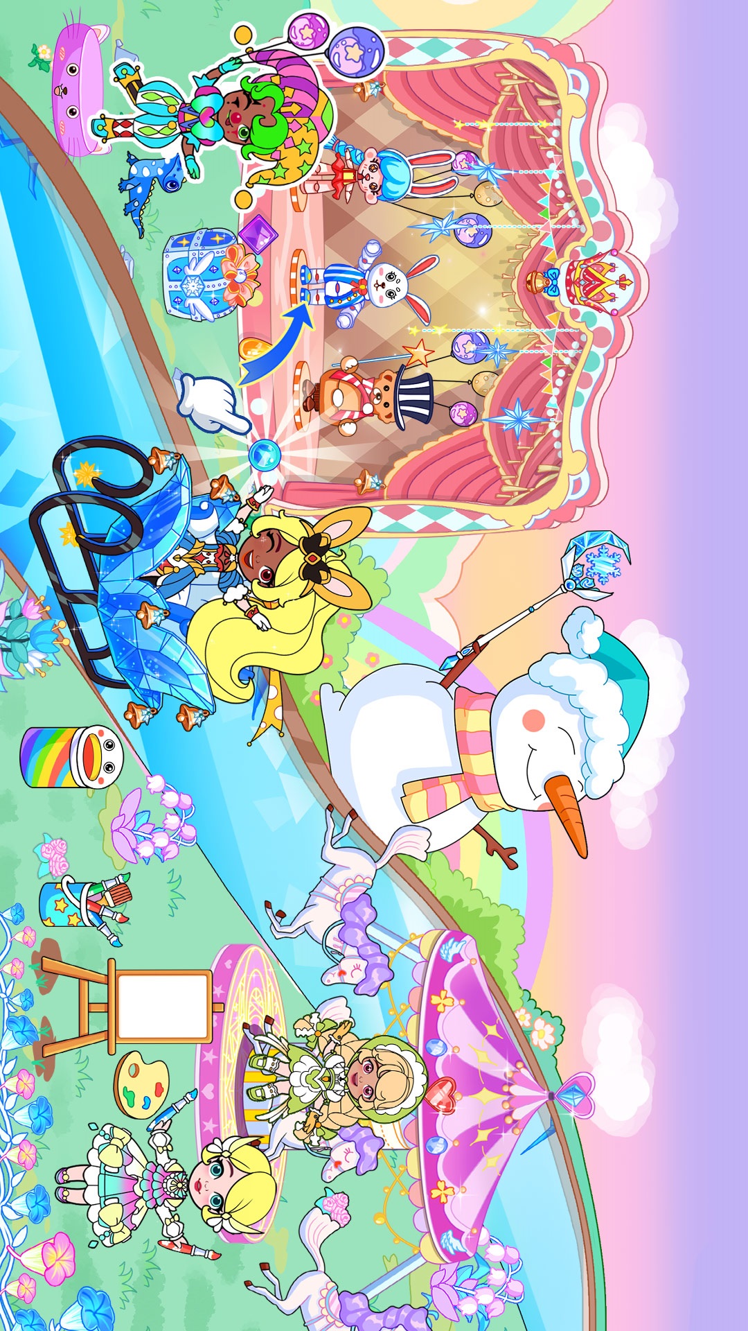 冰雪公主世界自由魔法屋