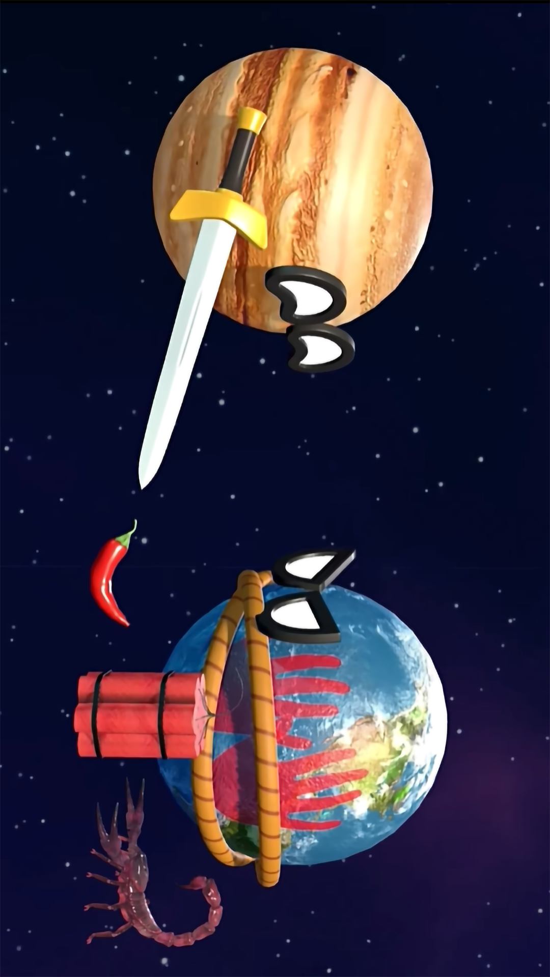 爆炸毁灭星球模拟