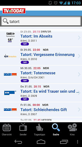 TV Today – TV Programm